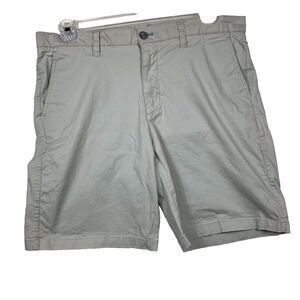 Charleston Shorts Mens 36 Bermuda Khaki Chinos Flat Front Summer